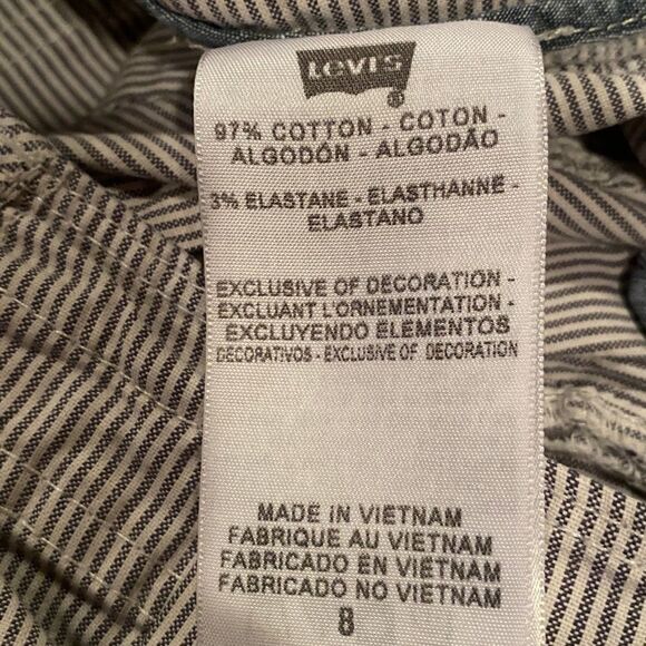 Levi’s Strip Shorts - Picture 6 of 13